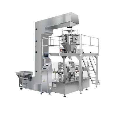 Manufacturer's direct supply of intelligent fully automatic packaging equipment system. Vertical packaging machine weighing supporting equipment supports customization