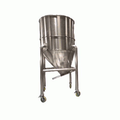 Manufacturer's direct supply of 500L stainless steel large storage bin spiral sorting machine mixer mobile storage tank can be customized