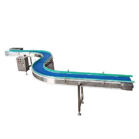 S-shaped chain plate conveyor L-shaped U-shaped turning machine Turning chain plate express delivery line Flexible line conveyor belt